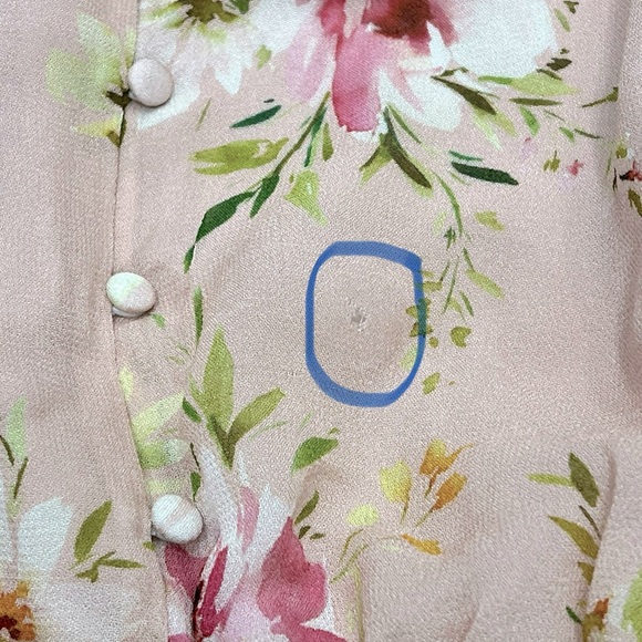 Yumi Kim Pink Floral Long Sleeve Mini Dress - Picture 7 of 7